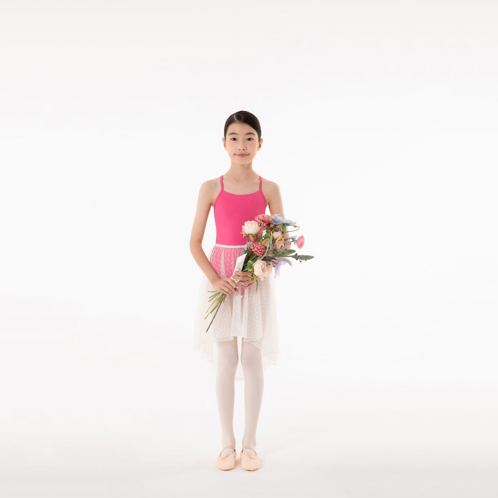 Girls White Ballet Skirt