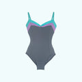 Girls Dark Grey Ballet Onesies
