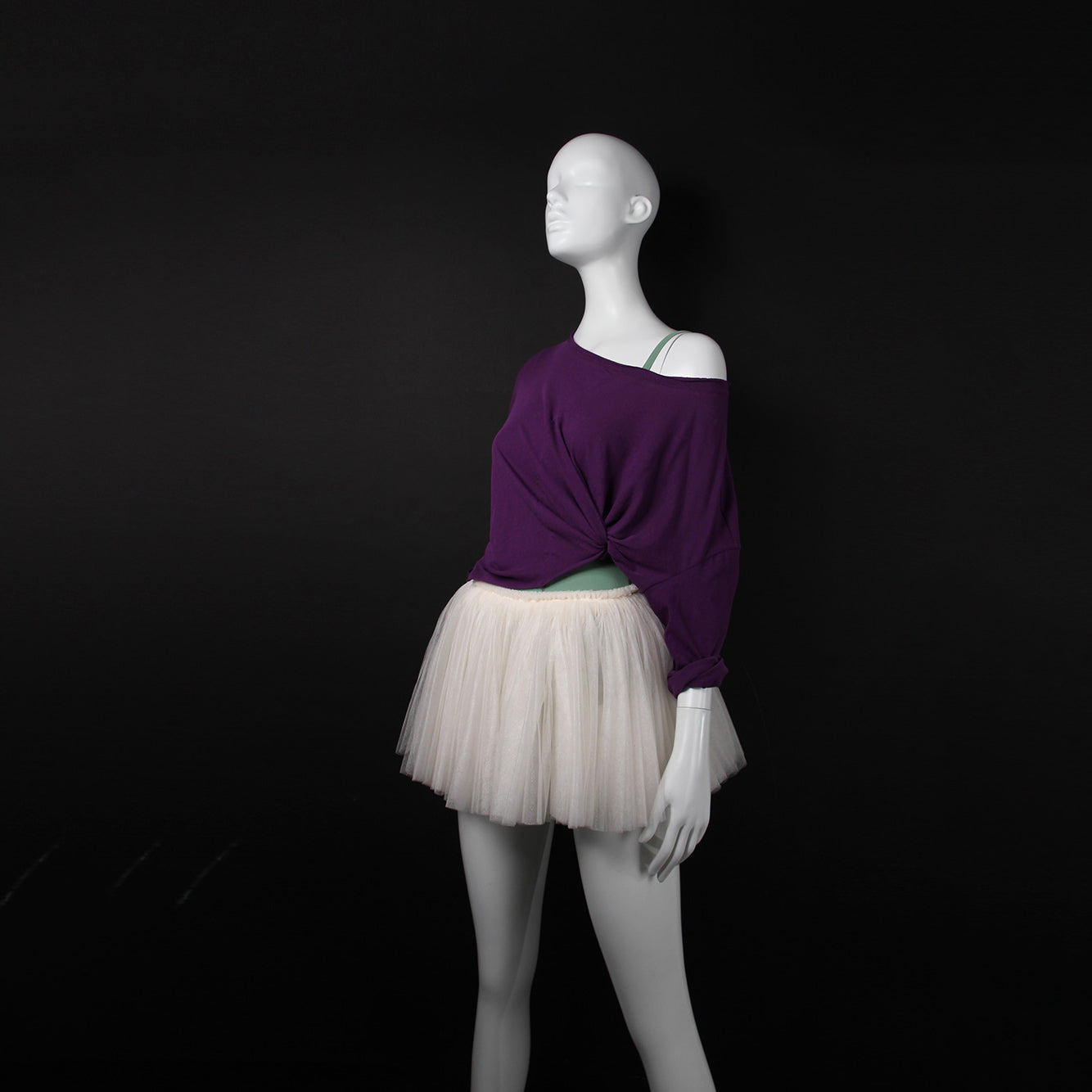 Girls Purple Ballet T-Shirt