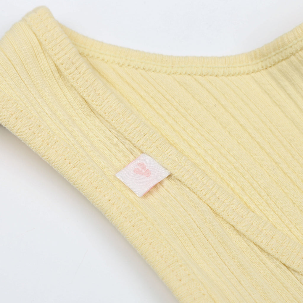 Girls Yellow Ballet Jumpsuit