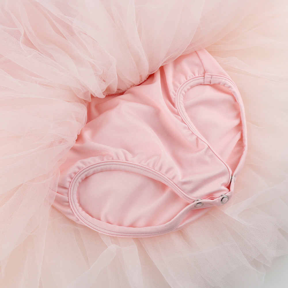 Girls Light Pink Ballet Onesies