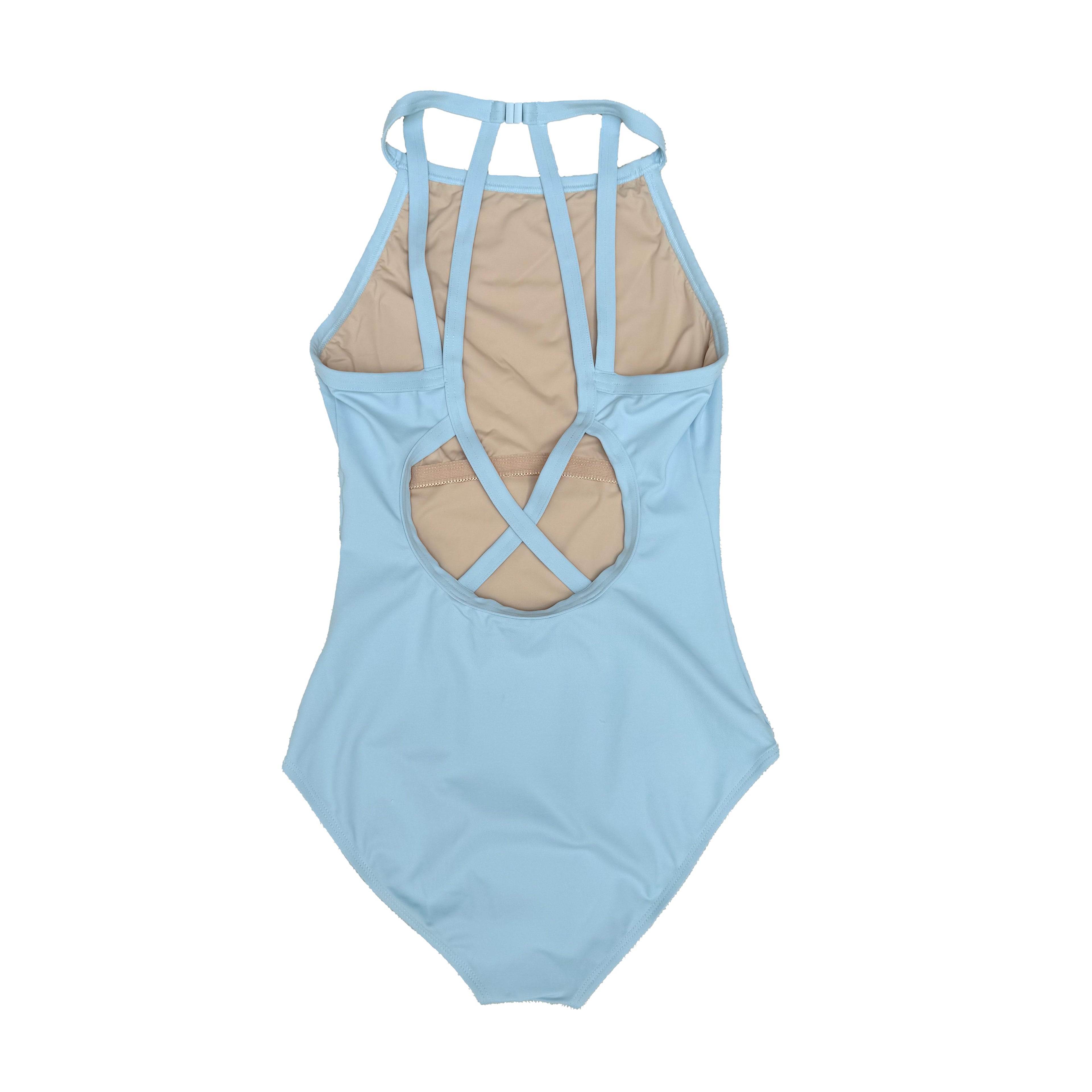 Women Dusty Sky Ballet Onesies(LUB287/DUSTY SKY)