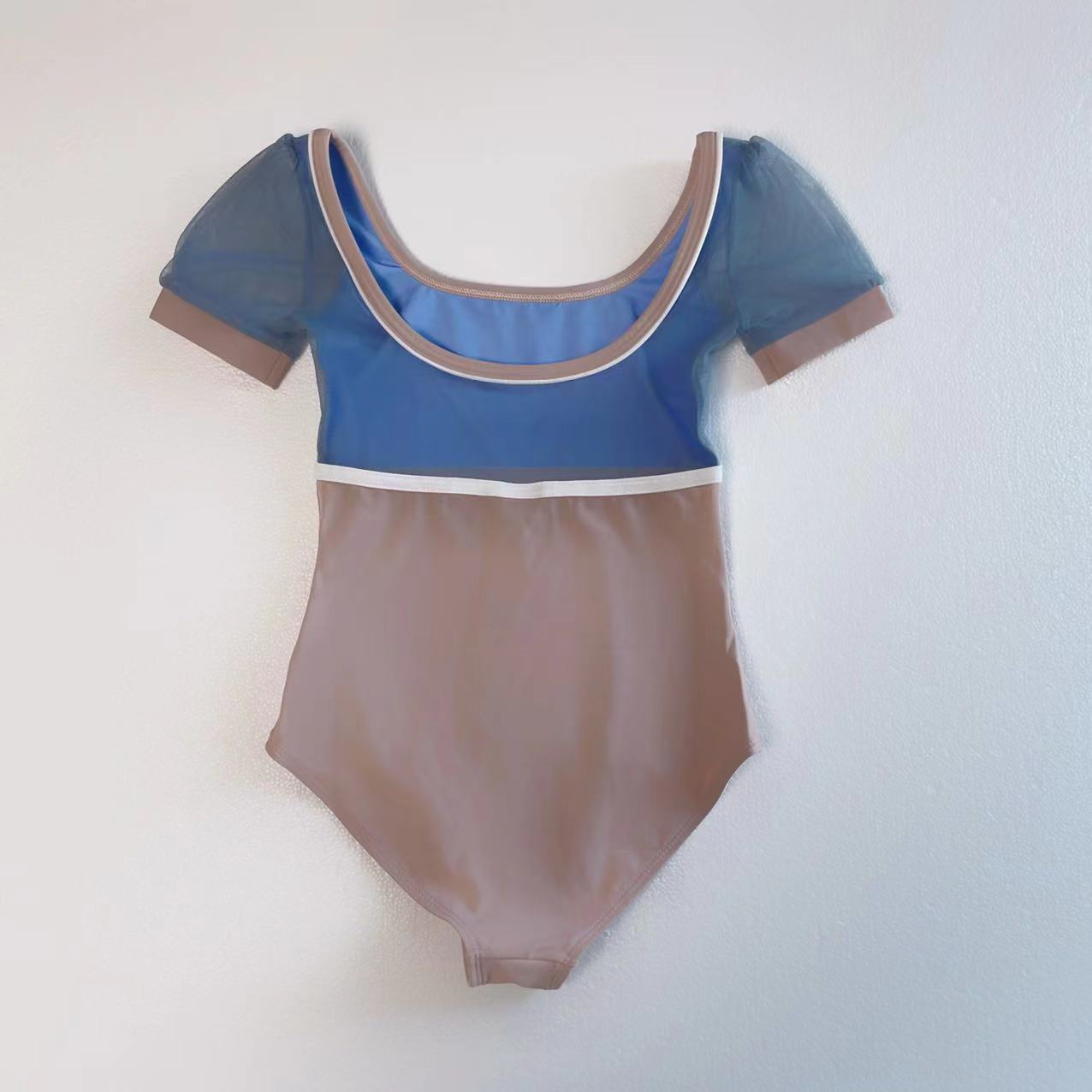 Girls Blue Ballet Onesies