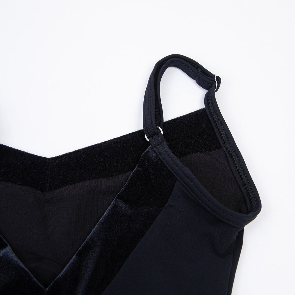 Girls Black Ballet Onesies