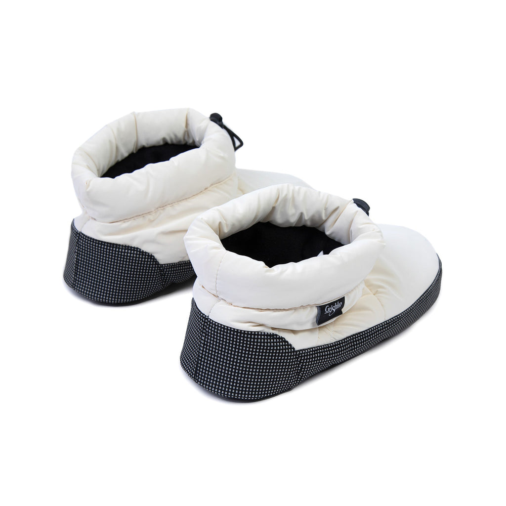 Girls White Ballet Warm Shoes