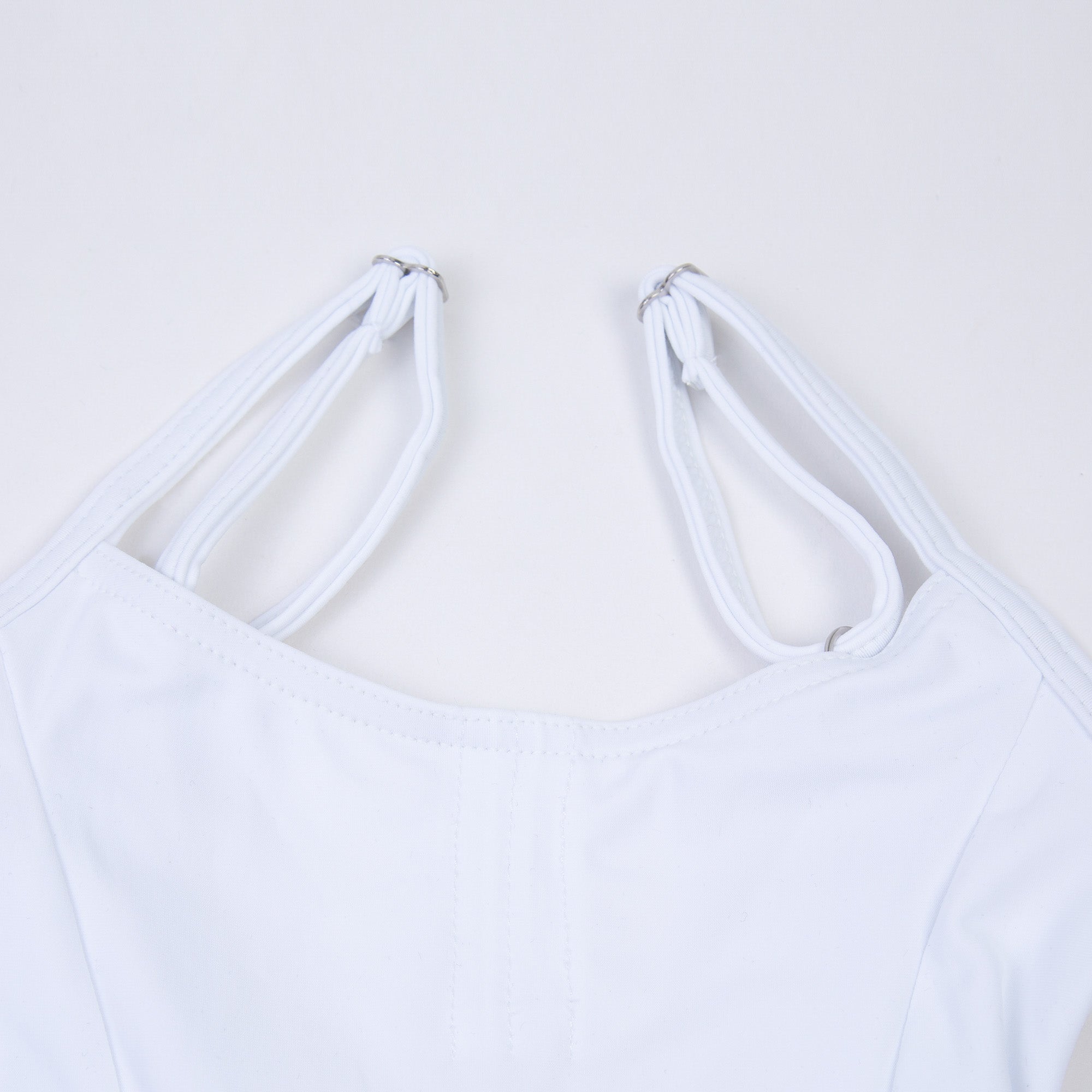 Girls White Ballet Onesies
