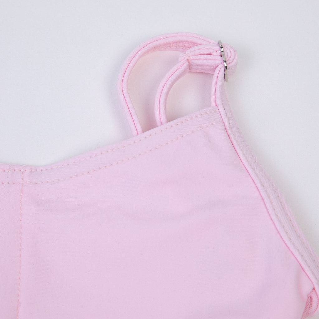 Girls Pink Ballet Onesies