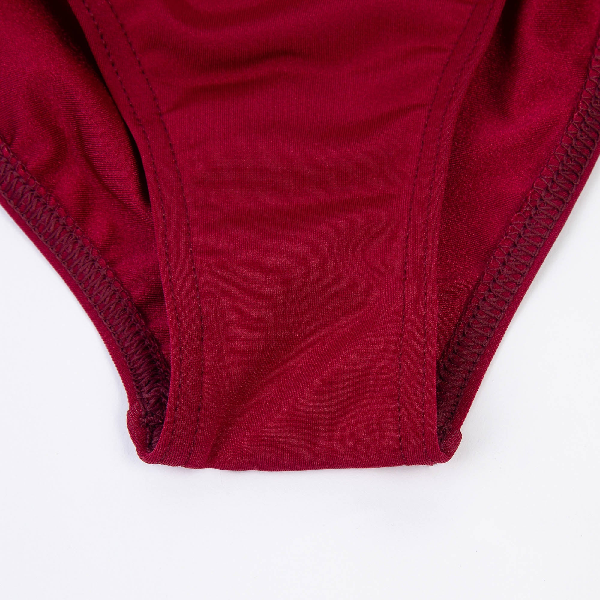 Girls Dark Red Ballet Onesies(DAD46VL/burgundy)