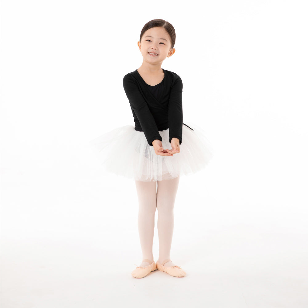 Girls Black Ballet Cardigan