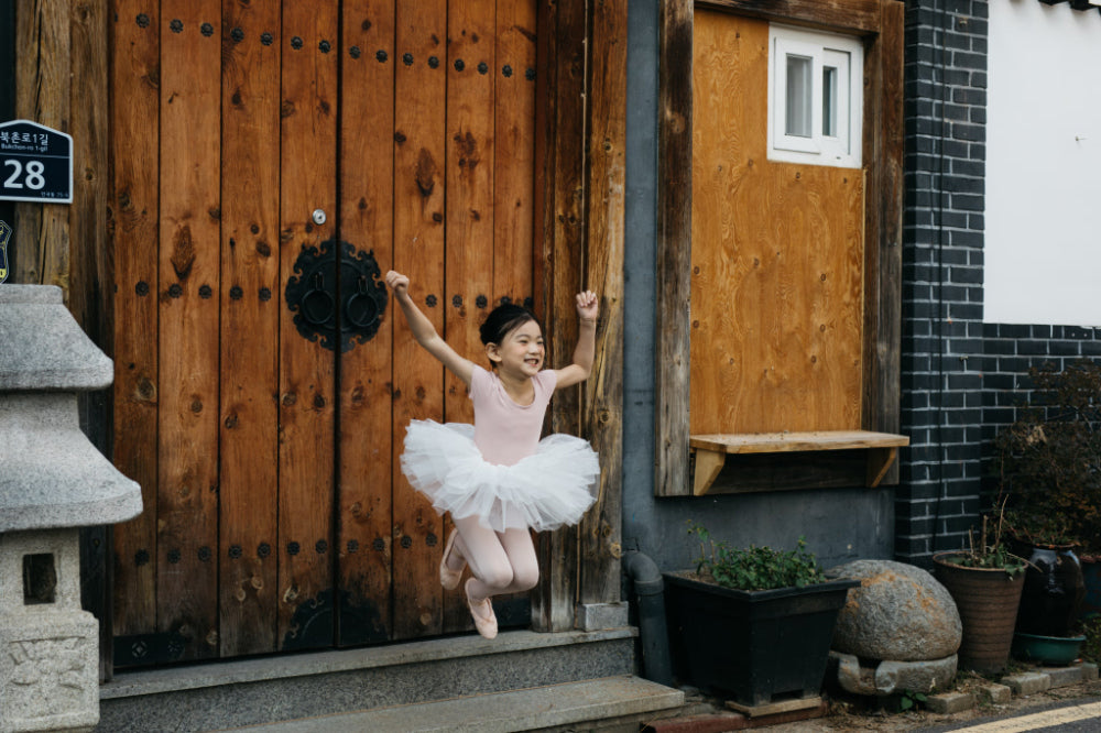 Girls Pink Ballet Onesies