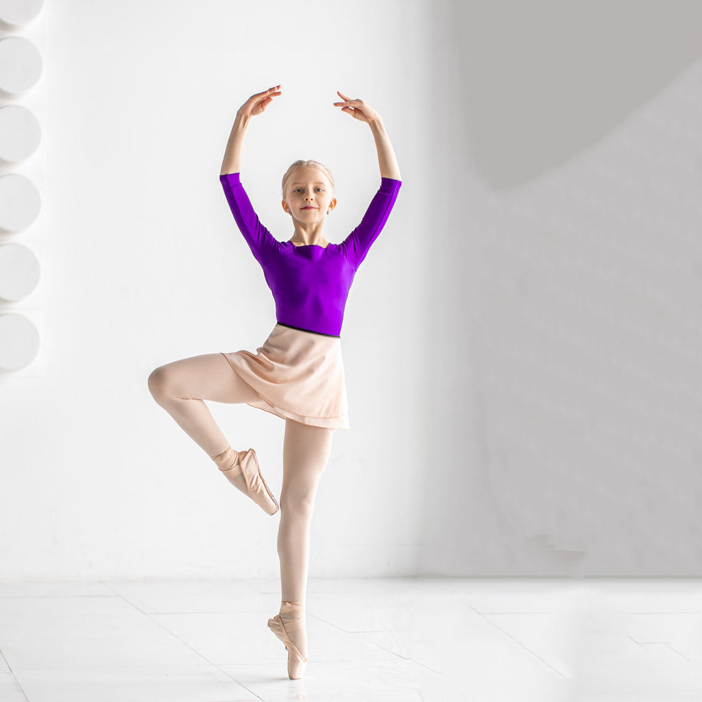 Girls Purple Ballet Onesies