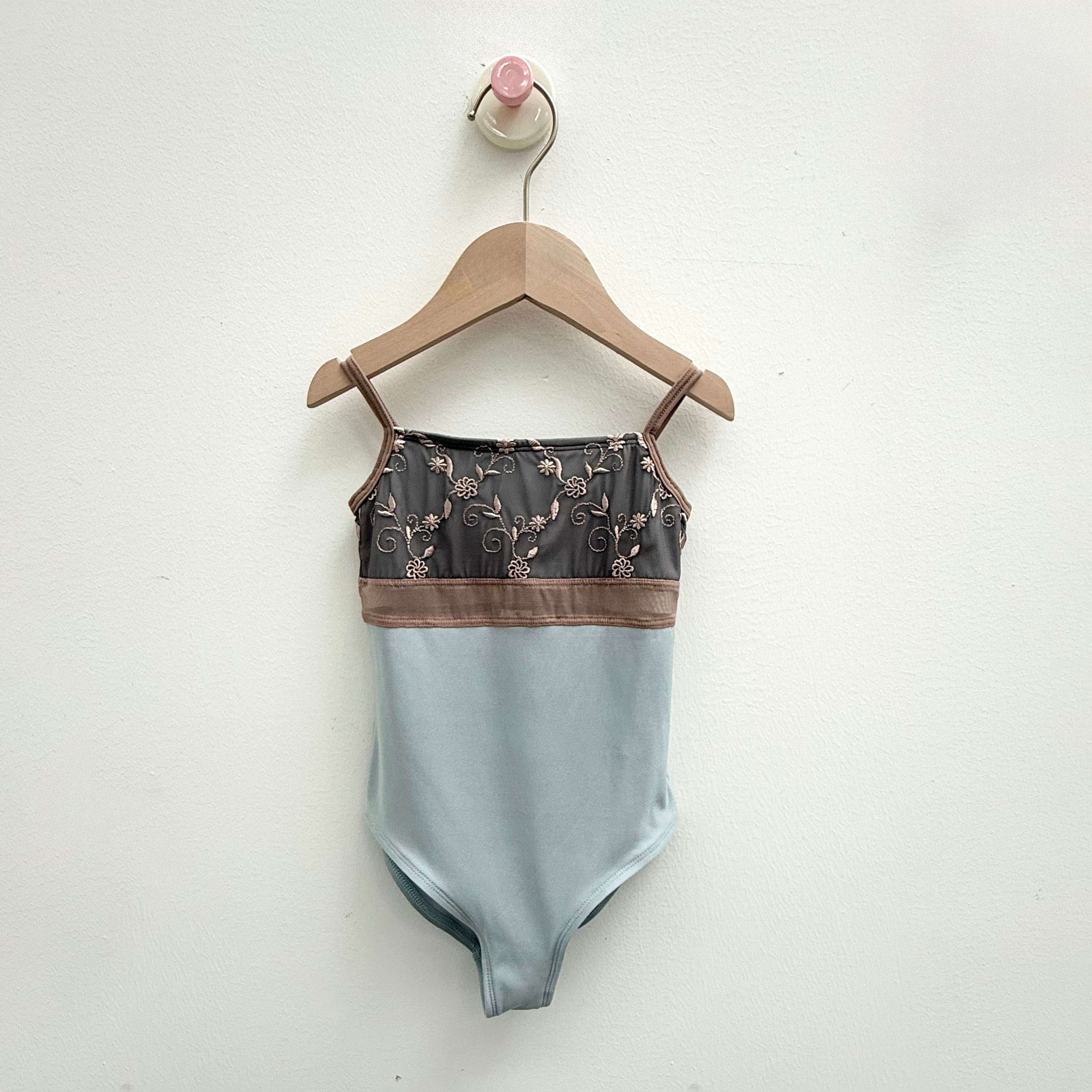 Girls Light Blue "BRIGID" Ballet Onesies(KC17038-C71/ L76+TRD55+TP14)