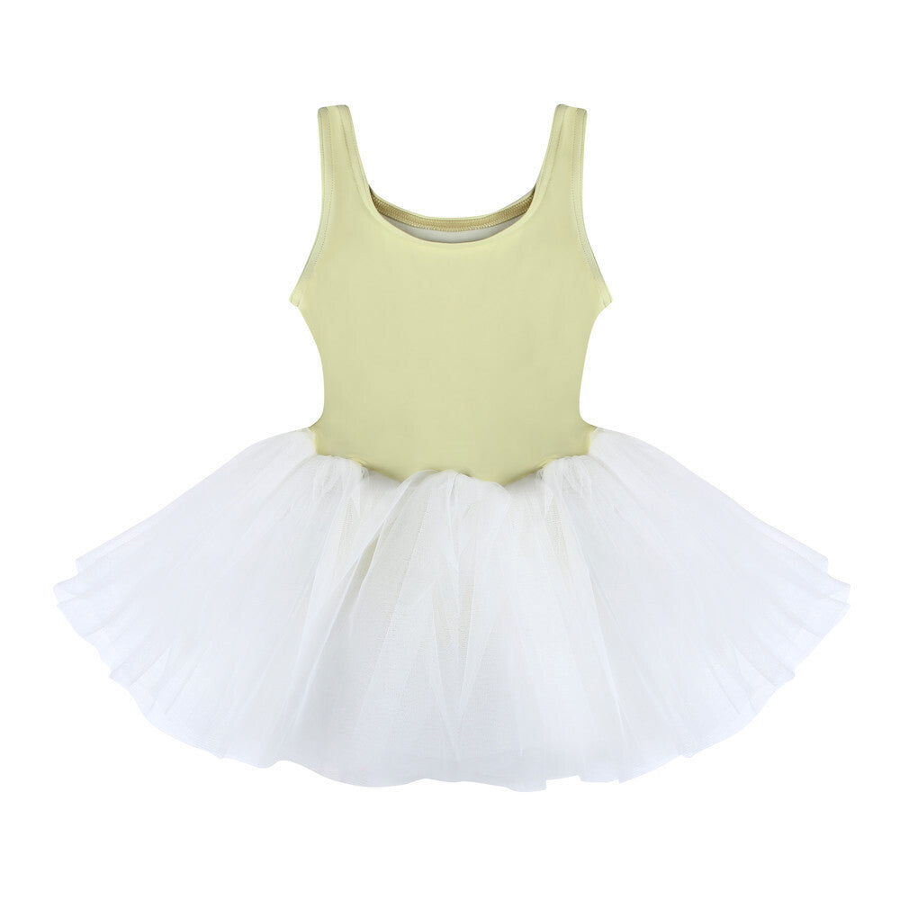 Girls Yellow Ballet Onesies