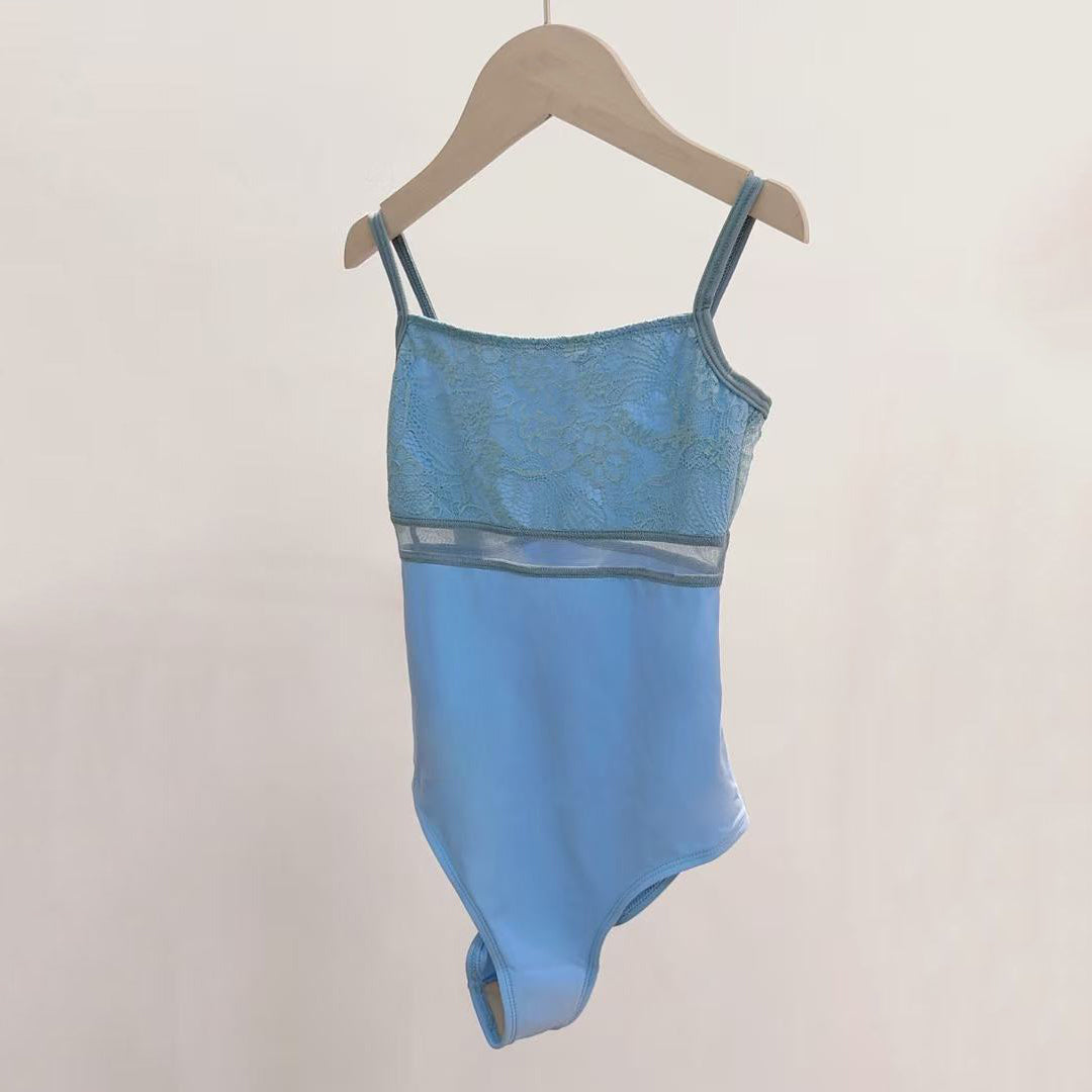 Girls Blue "BRIGID" Ballet Onesies(KC17038-C59/L36R+PD37+TP17)