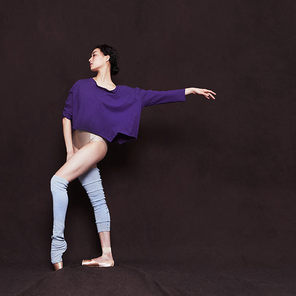 Girls Purple Ballet T-Shirt