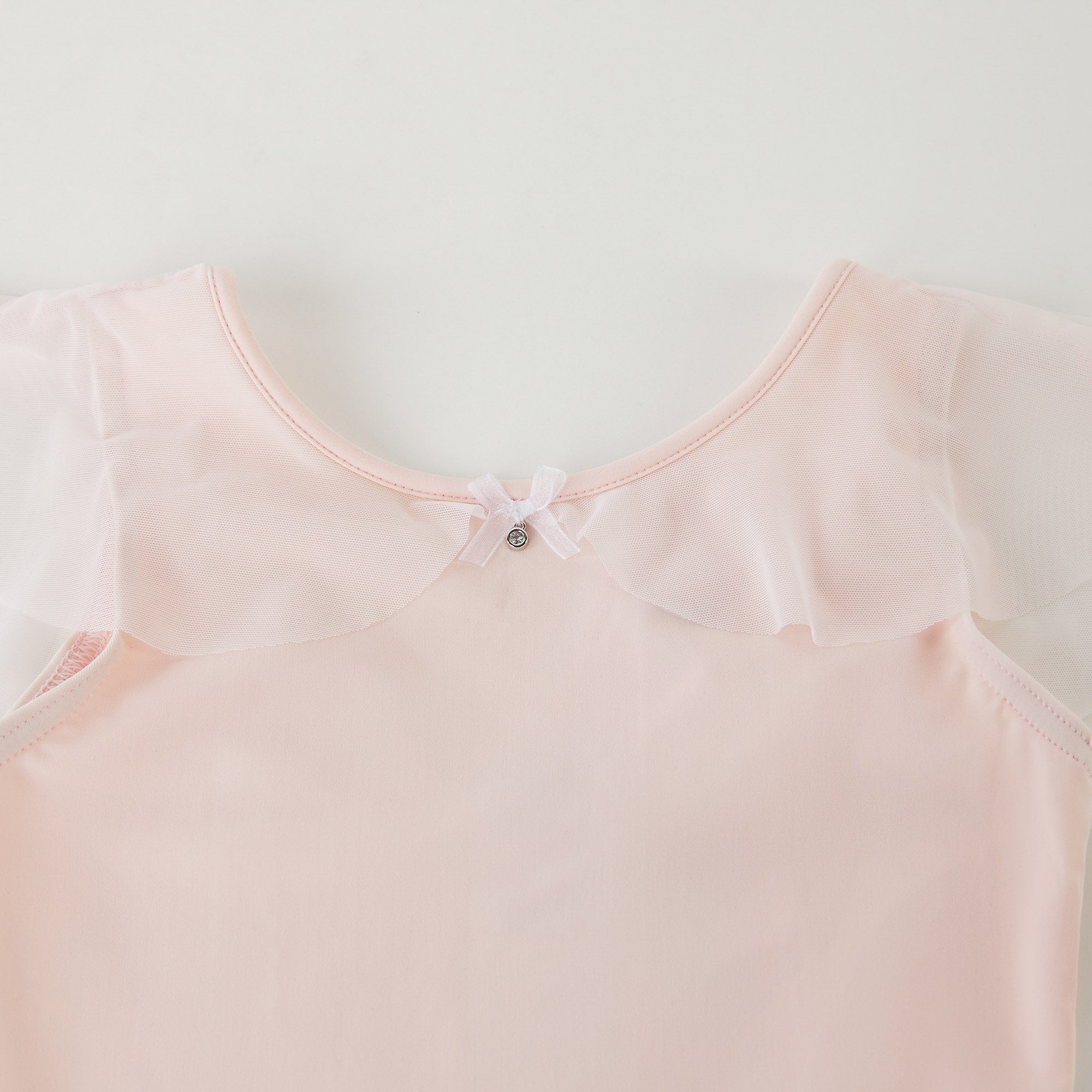 Girls Light Pink Ballet Onesies