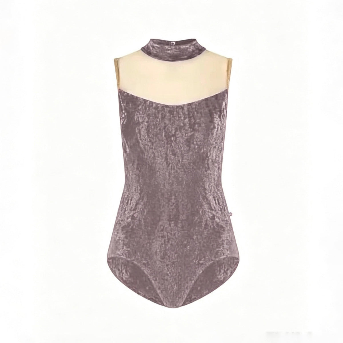 Women Light Coffee "Camila-Mesh/CV-Phantom/N-Base/Mesh-Dolce/No Lining" Ballet Onesies