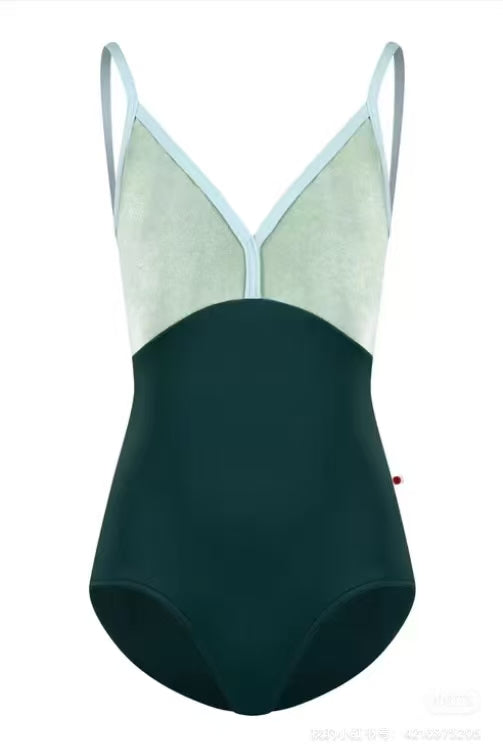 Girls Green "Daria/V-Meadow/T-Kale/N-Mirror" Ballet Onesies