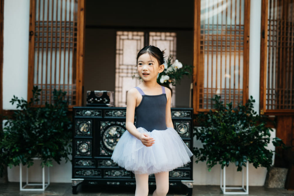 Girls Navy Ballet Onesies