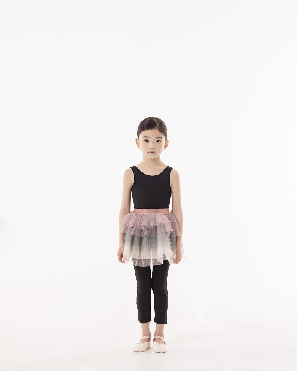Girls Black Ballet Jumpsuit
