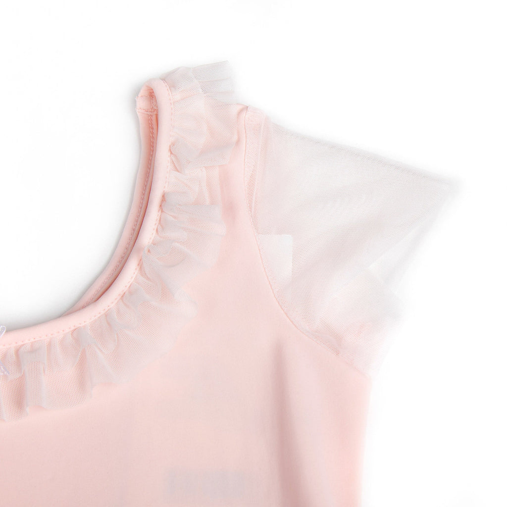 Girls Pink Ballet Onesies
