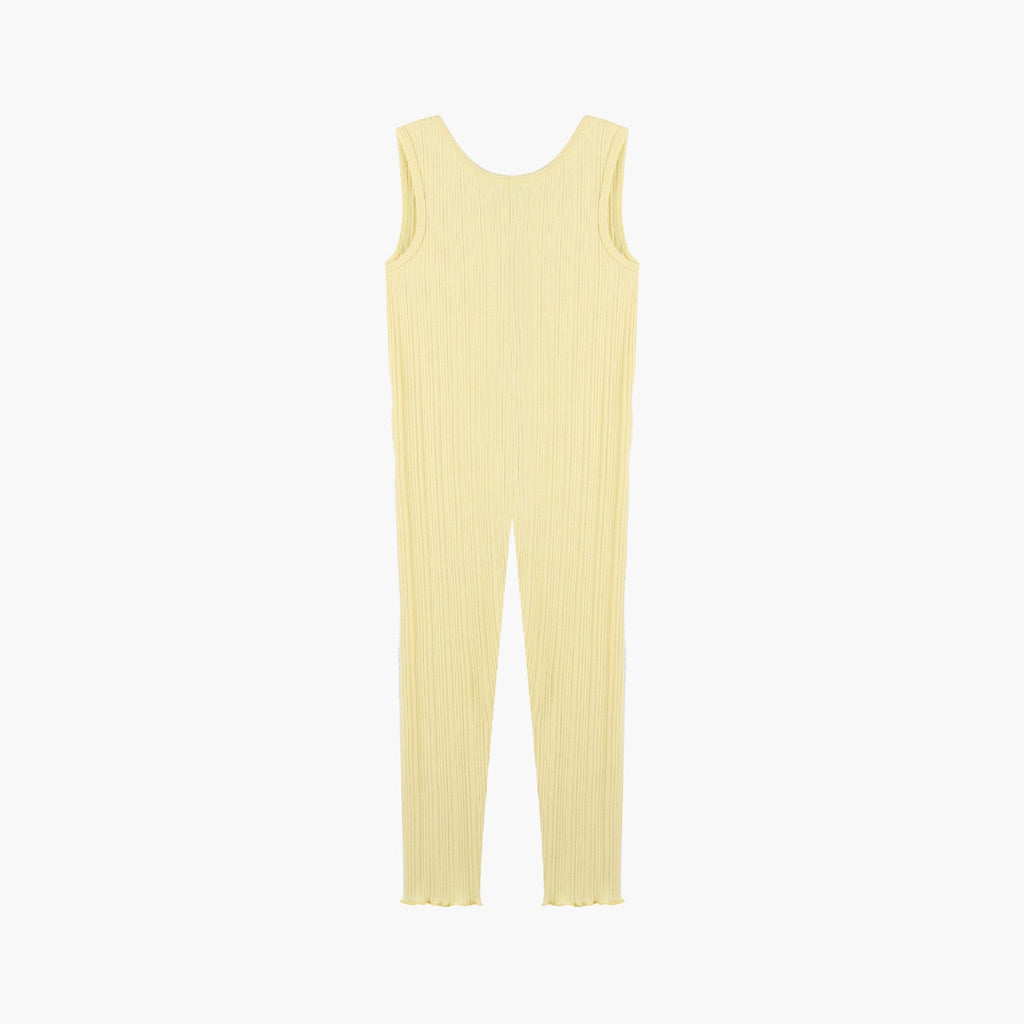 Girls Yellow Ballet Jumpsuit