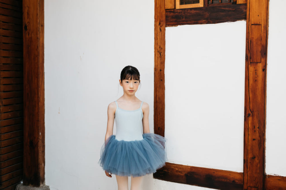 Girls Blue Ballet Onesies