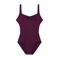 Girls Wine Red Ballet Onesies