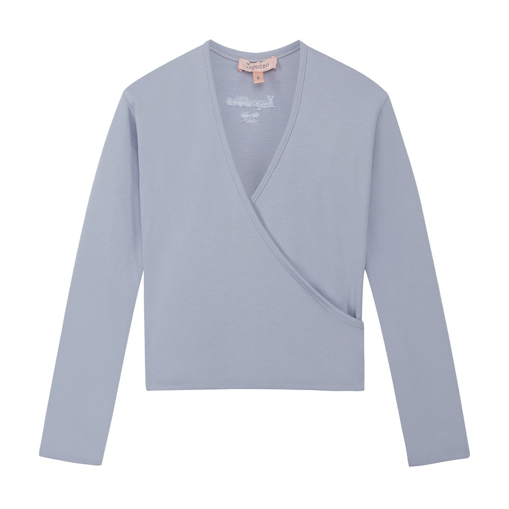 Girls Light Blue Ballet Top