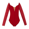 Girls Red Ballet Onesies