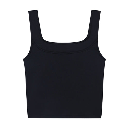 Girls Black Logo Vest