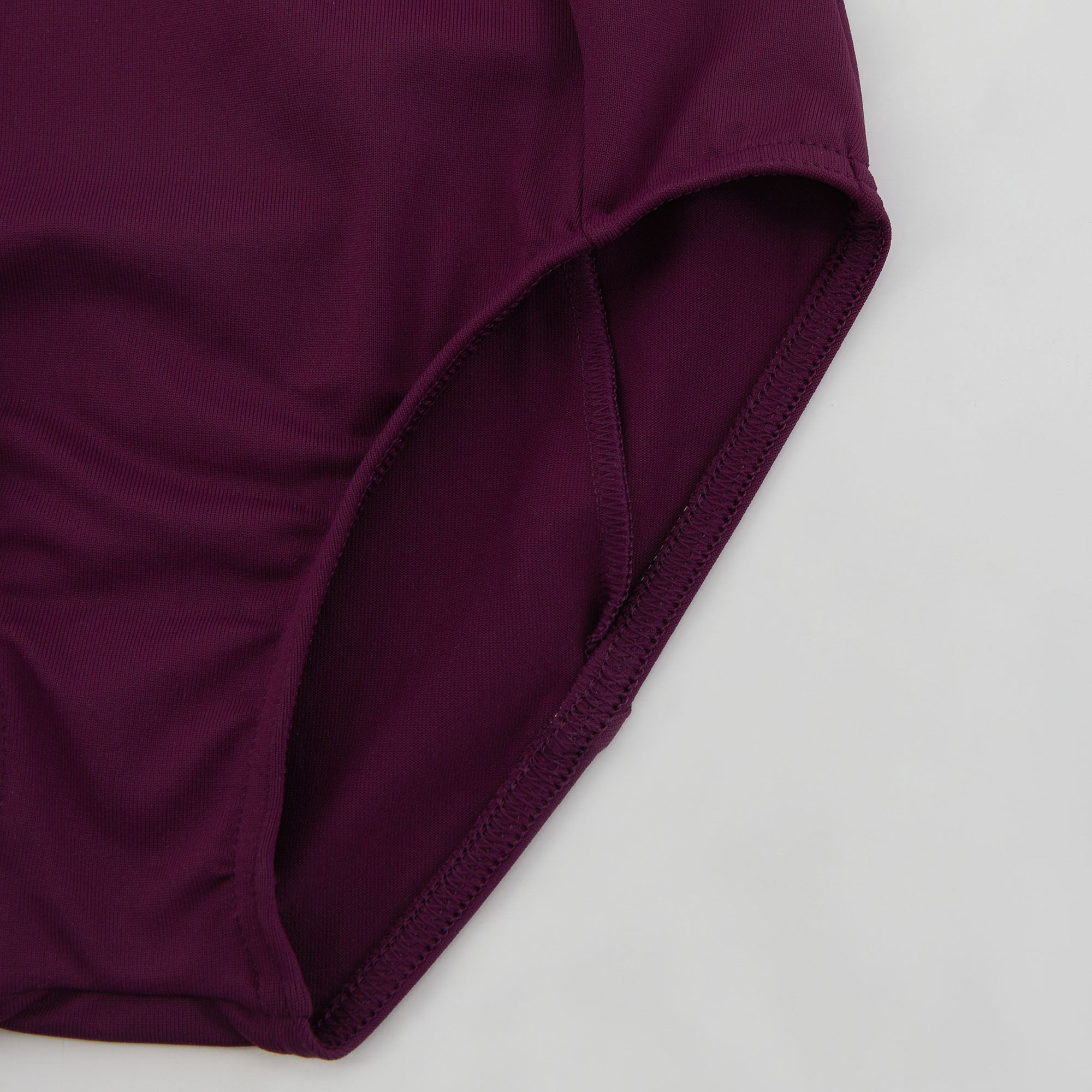 Girls Wine Red Ballet Onesies