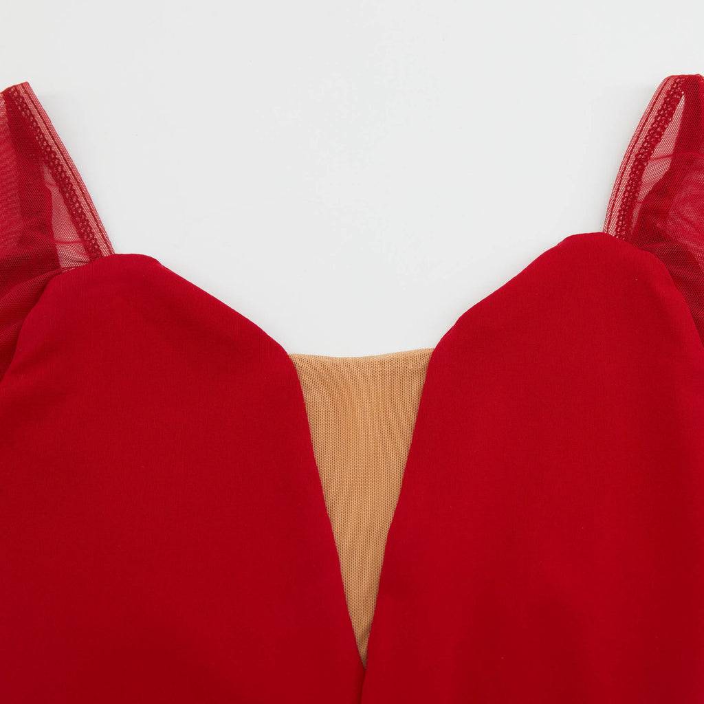 Girls Red Ballet Onesies