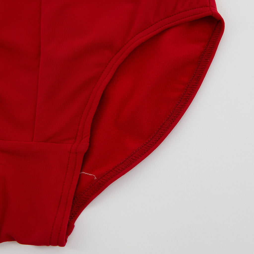 Girls Red Ballet Onesies