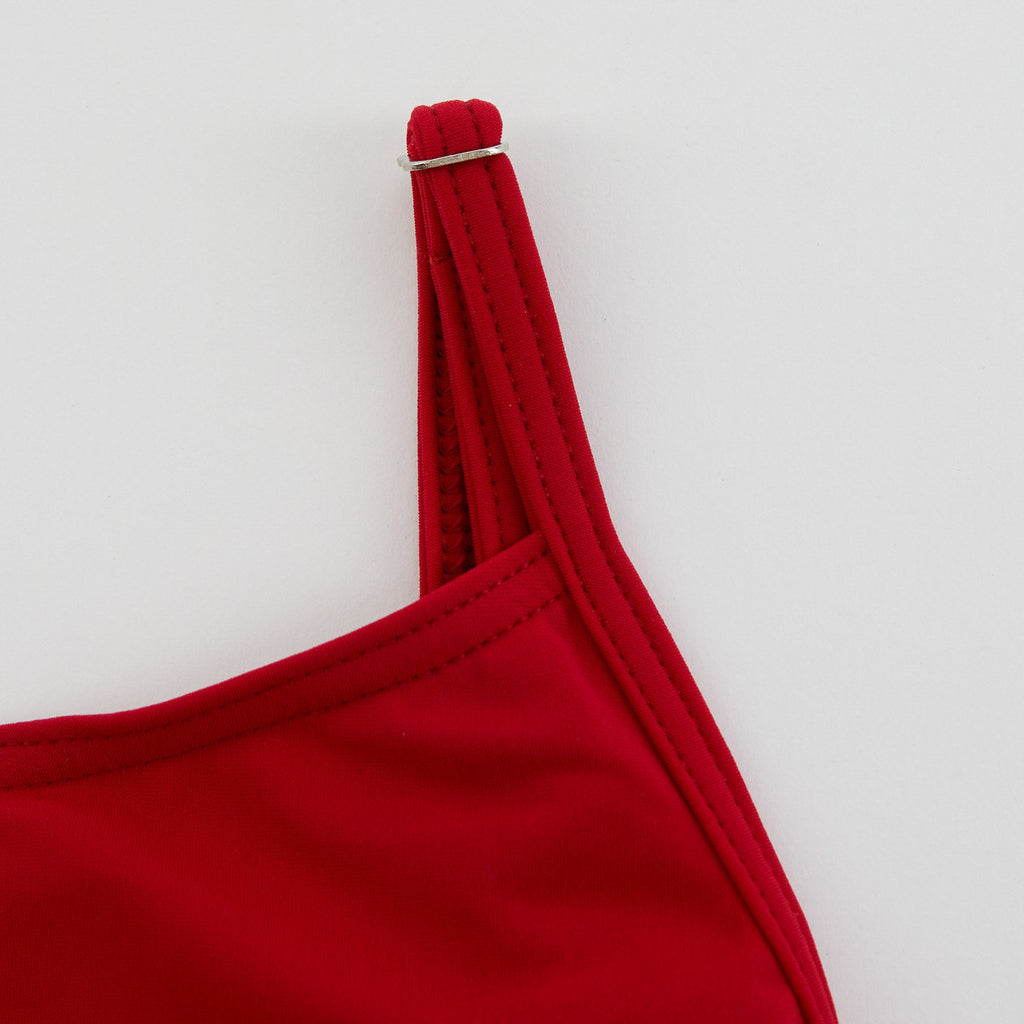 Girls Red Ballet Onesies(DAD1491/1M/red)