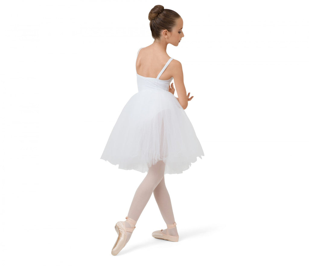 Girl White Rehearsal Tulle Skirt