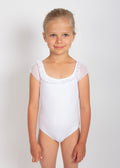 Girls White Ballet Onesies