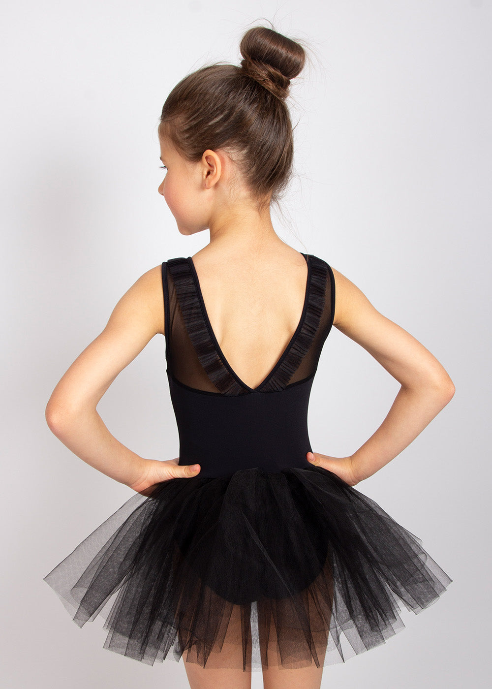 Girls Black Ballet Onesies