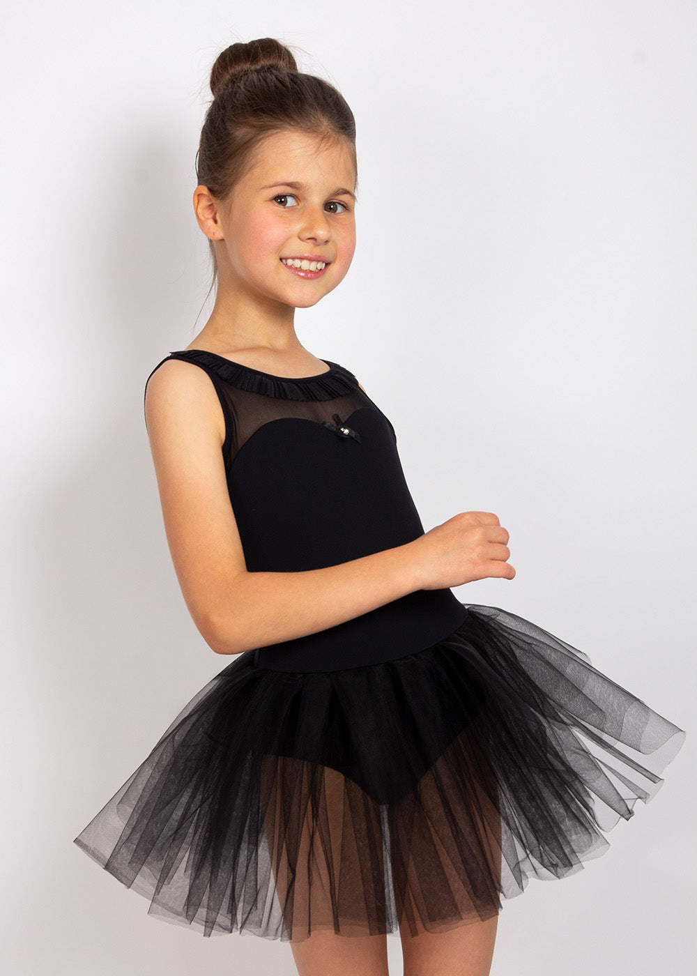 Girls Black Ballet Onesies