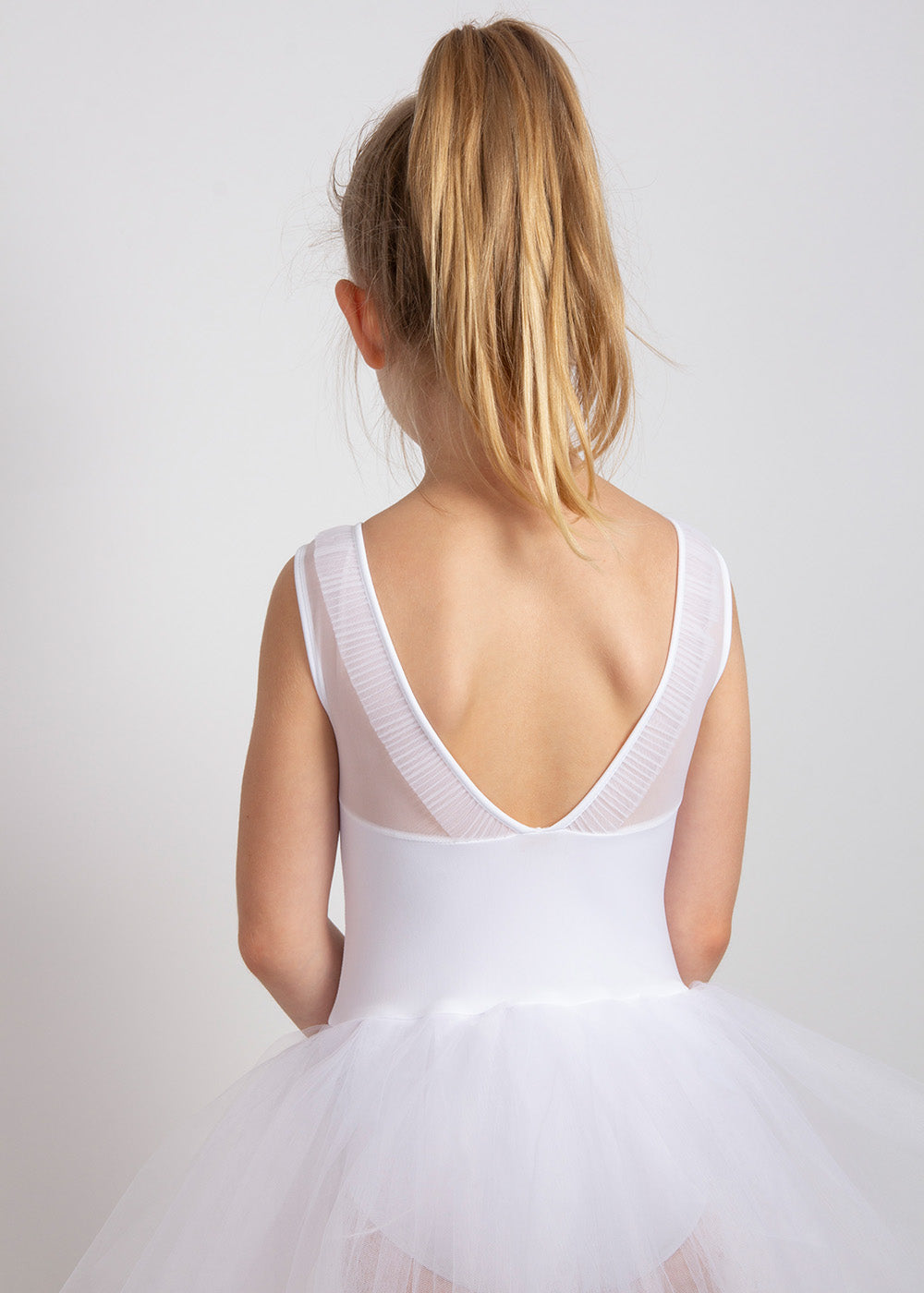Girls White Ballet Onesies