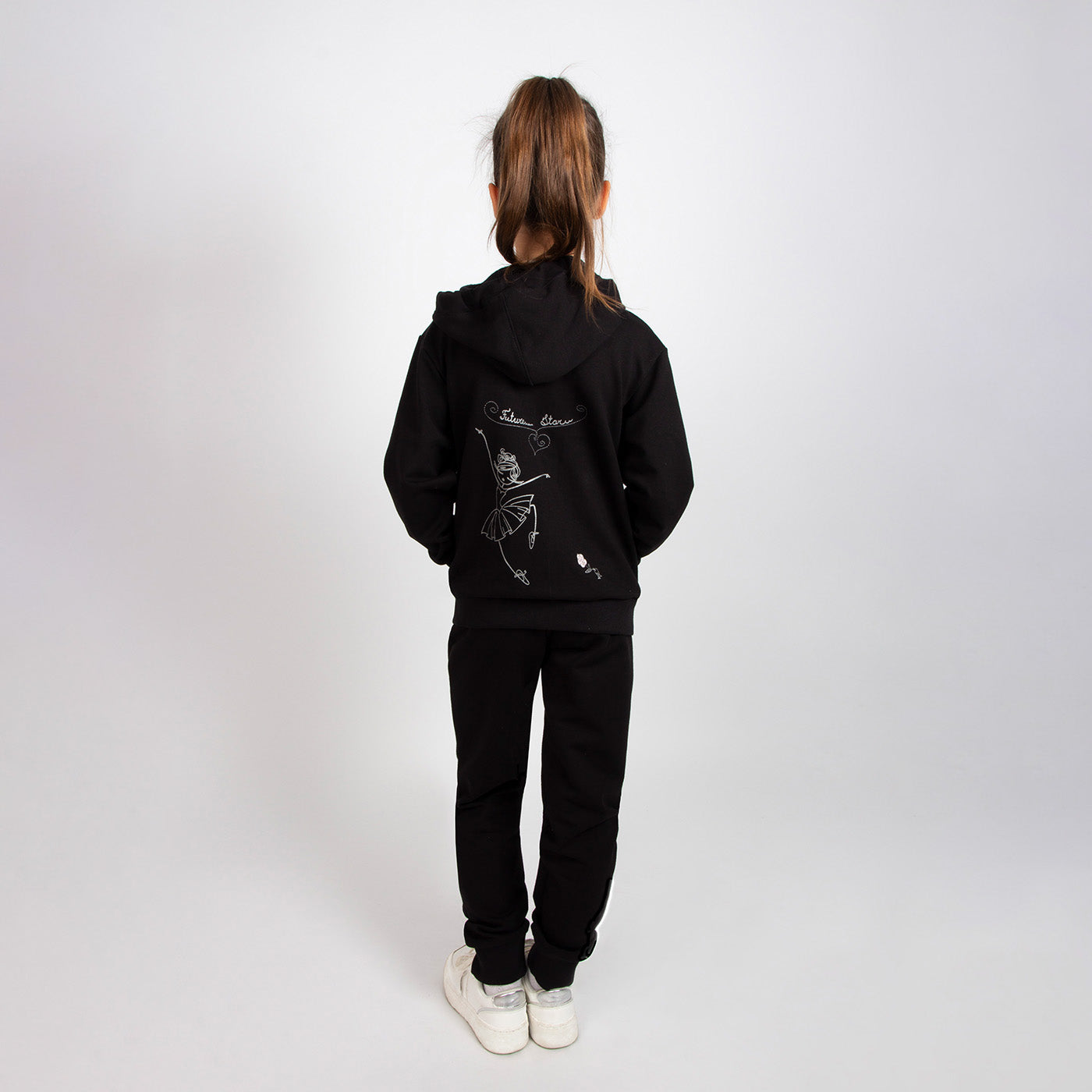 Girls Black Ballet Trousers