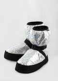 Girls Silver Ballet Warm Shoes