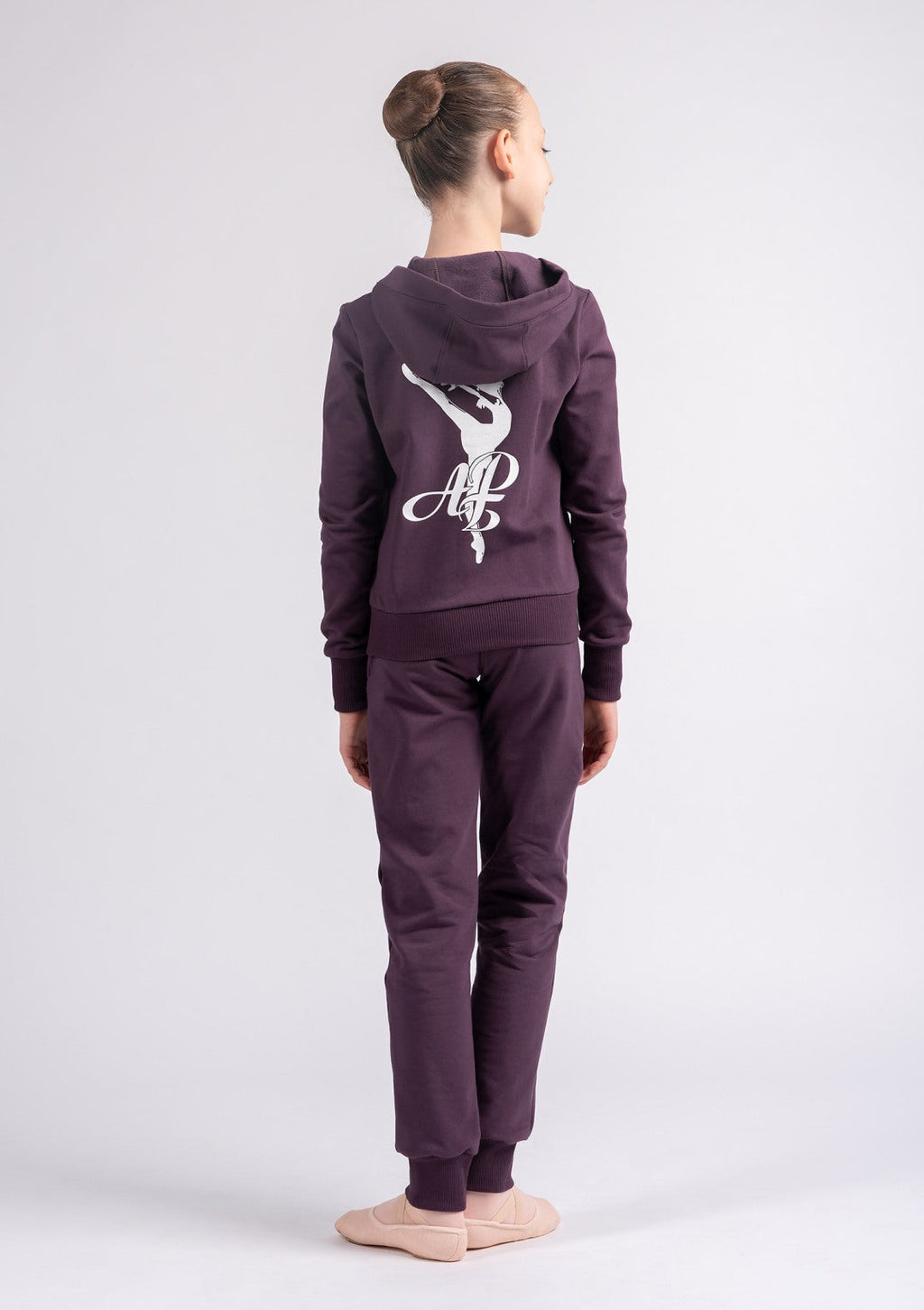 Girls Purple Cotton Trousers