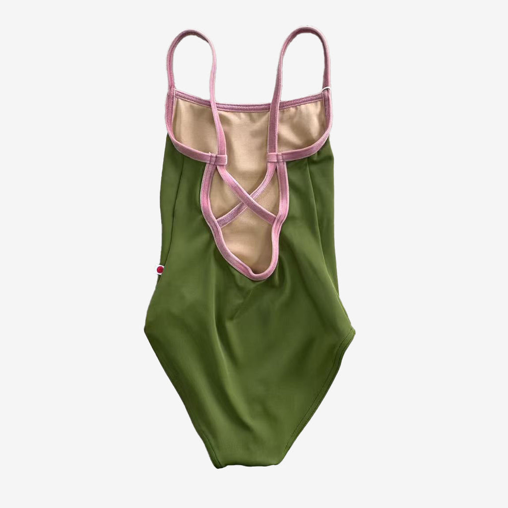 Girls Green "Daniela/T-Eden/V-dreamy" Ballet Onesies