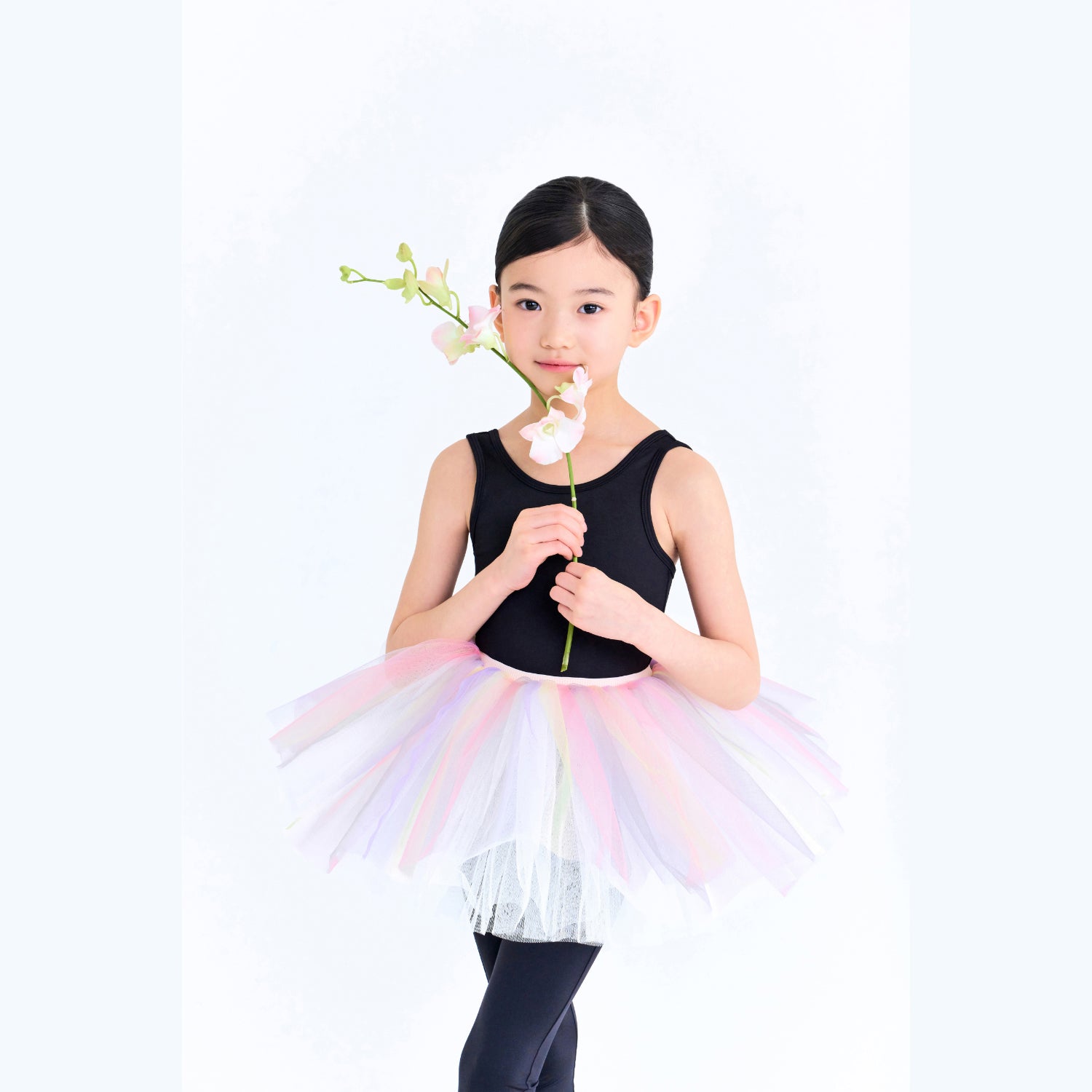 Girls Black Ballet Jumpsuit