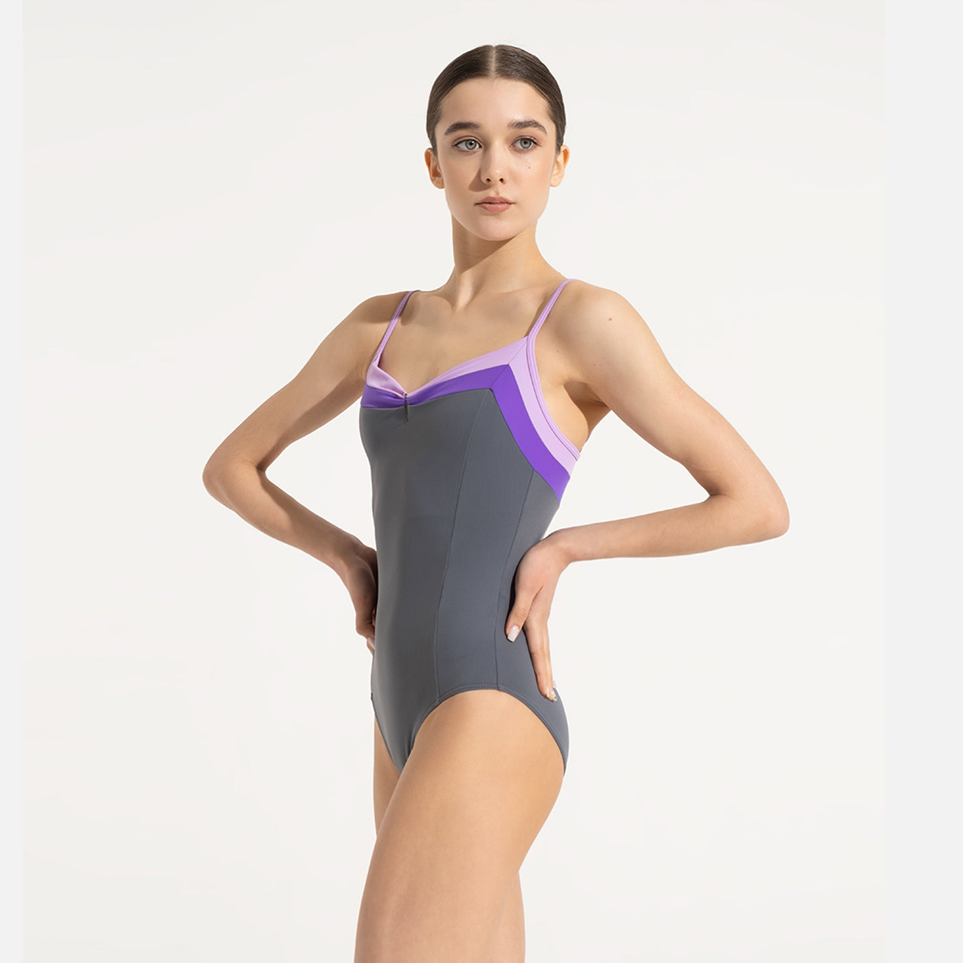 Girls Dark Grey Ballet Onesies