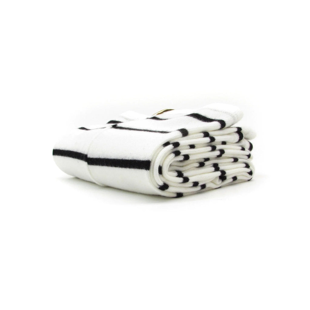 Boys & Girls White Stripes Ballet Warm Up Socks