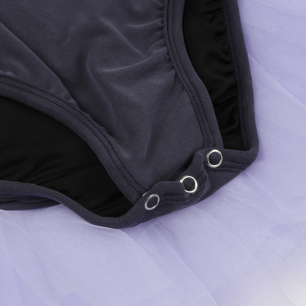 Girls Navy Ballet Onesies