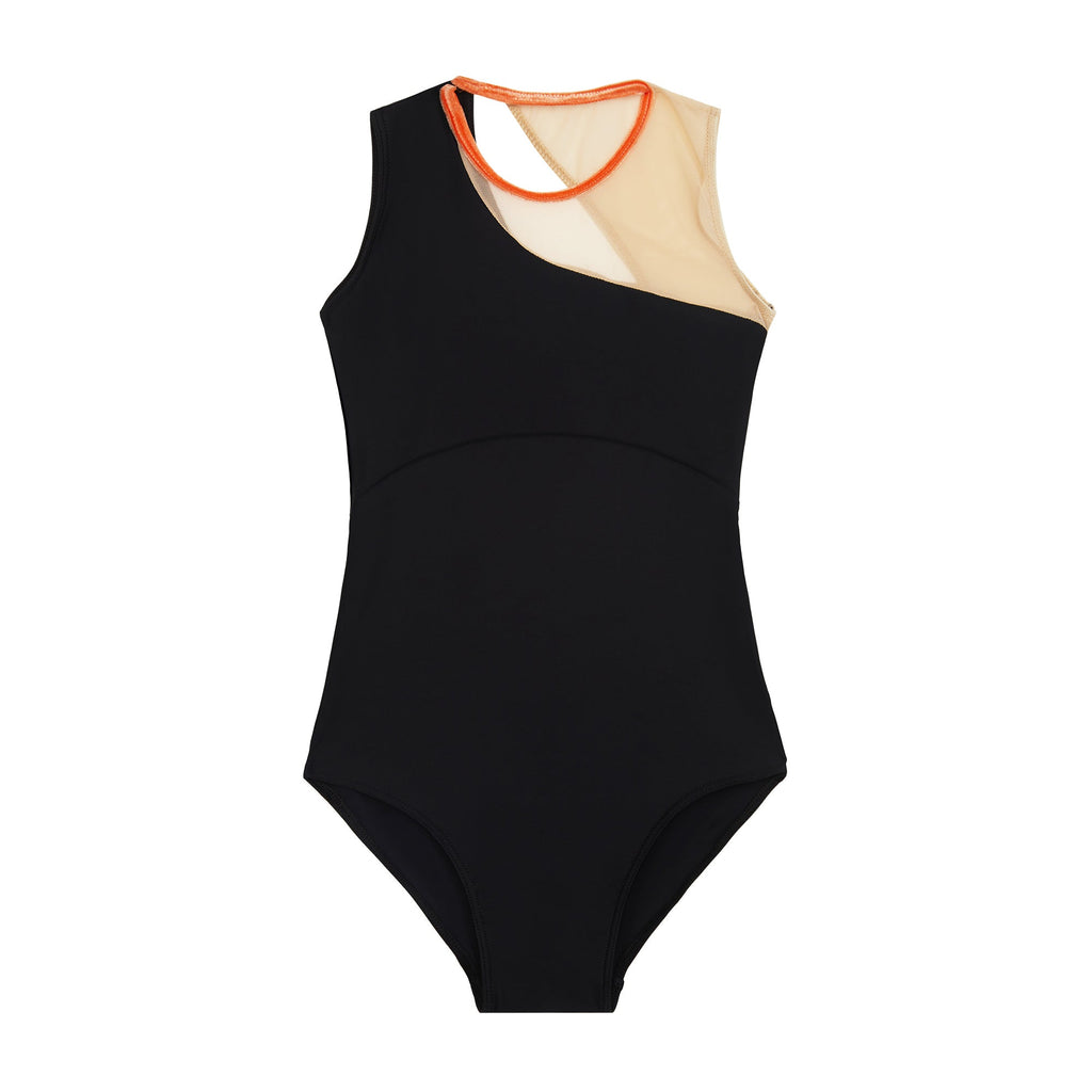 Girls Black Ballet Onesies