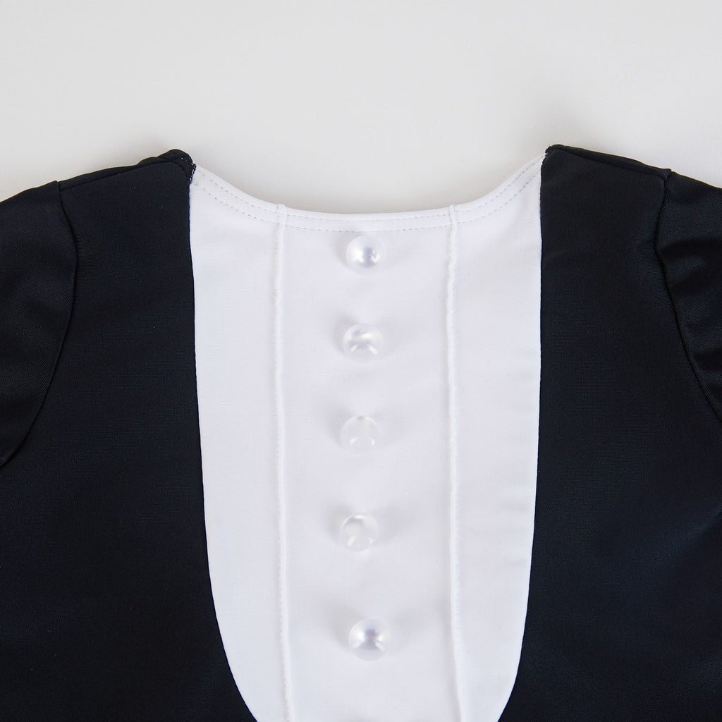 Girls Black Ballet Onesies
